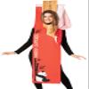 Rasta Imposta Chopsticks Costume Asian Chinese Japanese Chop Sticks Eating Utensils Dress Up Cosplay Party Costumes, Adult One Size view 1
