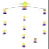 18" Bulb Squid Tracker Bar (6" Bulb Squid, Port, Glow in The Dark) view 4