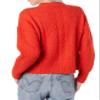 Amazon Essentials Women's Cable Knit Sweater, Soft-Touch Modern Crewneck, Poppy Red, Small, Plus Size Available view 2