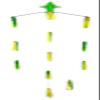 18" Bulb Squid Tracker Bar (6" Bulb Squid, Port, Zucchini) view 2