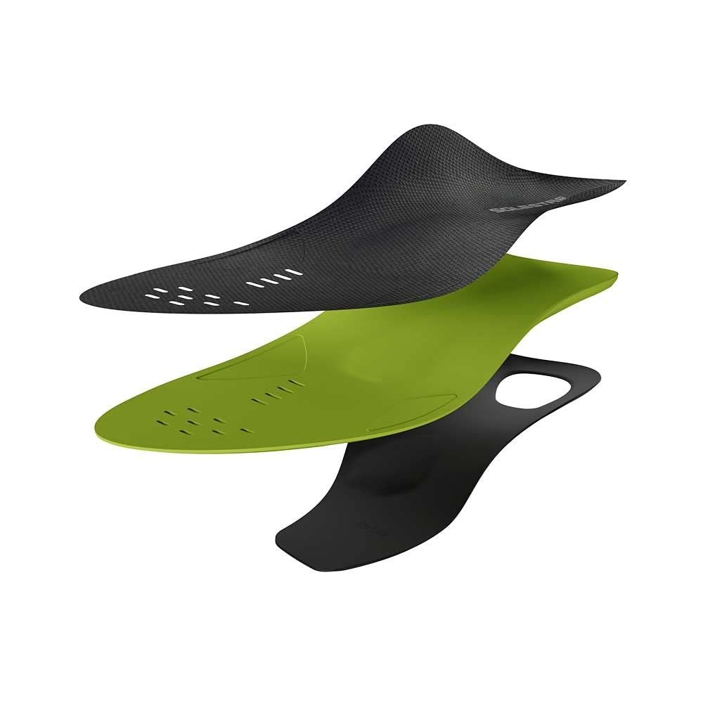 ERGON Unisex IP Pro Solestar Insole, Black/Green, 42/43 EU