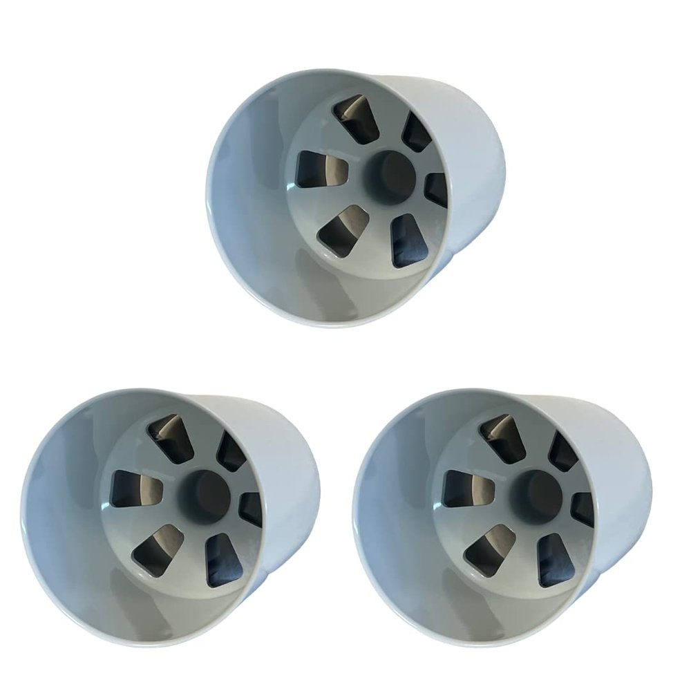 6" Putting Green Cup- USGA Regulation 4.25- Aluminum- Ivory 3pack Bundle