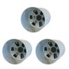 6" Putting Green Cup- USGA Regulation 4.25- Aluminum- Ivory 3pack Bundle view 1