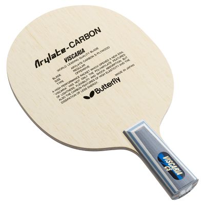 Butterfly Viscaria Table Tennis Blade ALC Blade - Professional Table Tennis Blade - Traditional or Reverse Backhand Chinese Penhold Handle Style - Made in Japan