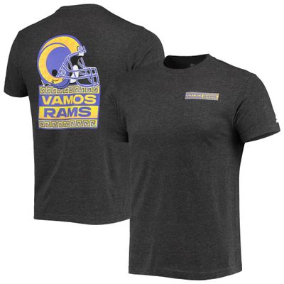 Starter Men's Black Los Angeles Rams Vamos T-Shirt