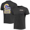 Starter Men's Black Los Angeles Rams Vamos T-Shirt view 1