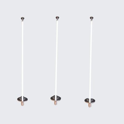 Purchase Green 30 Inch White Flagpole with Black Metal Golf Ball Retriever Base 3pack Bundle