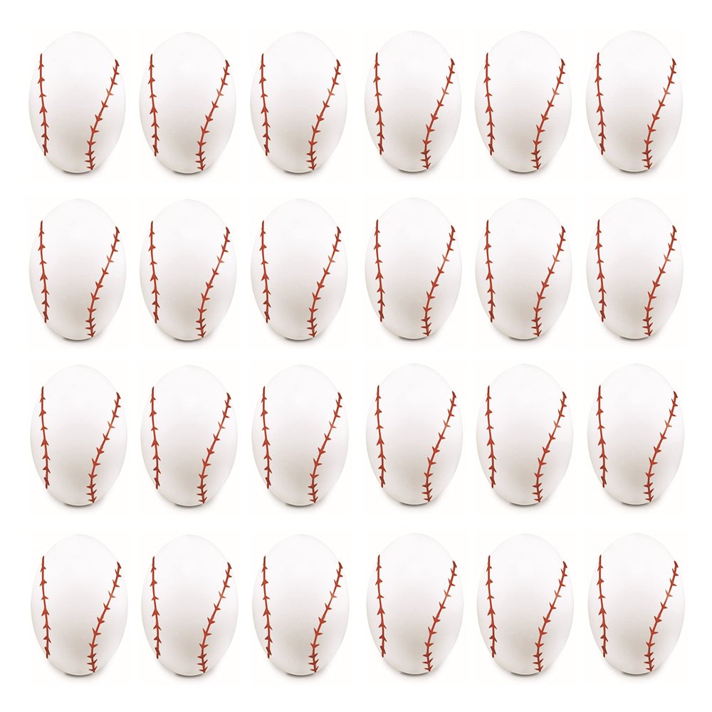 Tiger Tail Sports Recreational-Quality (1-Star, 40mm) Ping Pong Balls (Baseball, 24-Pack)