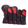 Playing Card Applique Fairway Headcovers Suit, Black (Fairway Headcover Suit (5 Items)) view 1