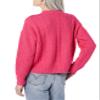 Amazon Essentials Women's Cable Knit Sweater, Soft-Touch Modern Crewneck, Hot Pink, Medium, Plus Size Available view 2