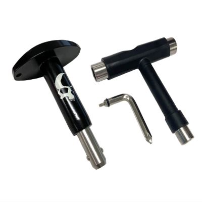 Kami-So Roller Skate Bearing Tool with T5 Skateboard Tool | Precision Bearings Removal Kit for Skaters | Compact & Portable Kit | Durable, Lightweight, Easy-to-Use Design | Universal Fit | White Logo