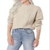 Amazon Essentials Women's Cable Knit Sweater, Soft-Touch Modern Crewneck, Tan Heather, XX-Large, Plus Size Available view 1