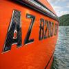 Boat Registration Numbers and Letters Domed 3D Finish Sleek Carbon Fiber view 3