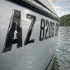 Boat Registration Numbers and Letters Domed 3D Finish Sleek Carbon Fiber view 4