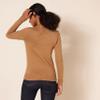 Amazon Essentials Women's Crewneck Sweater, 100% Cotton, Camel Heather, X-Large, Plus Size Available view 3