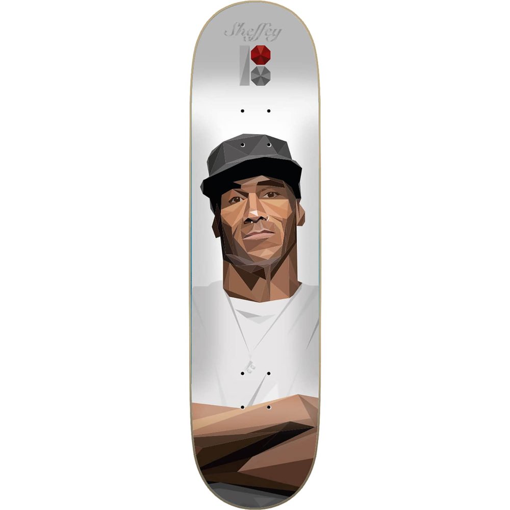 Universo Brands Plan B Sheffey Alf Skateboard Deck -8.0 - (Bundled with Free 1'' Hardware Set)