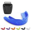 SISU 3D Mouthguard, Royal Blue with Case - Pre-Formed, Easy Fit Protection for Lacrosse, Football, Hockey, Team Sports - Adult Fit - Remoldable Up to 20 Times - Works for Braces - Non Toxic view 1