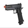 Lancer Tactical Knightshade Hi-Capa Gas Blowback Airsoft Pistol Color: Black/Gold Barrel view 4