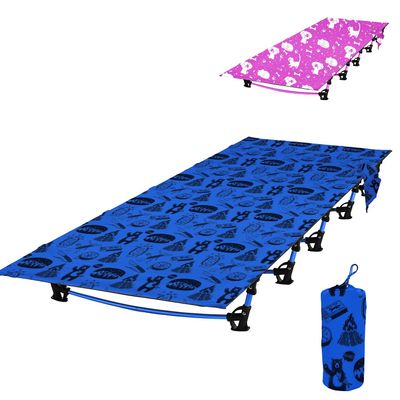 Kids Camping Cot and Toddler Travel Bed | Lightweight and Compact Cots for Sleeping | 59 x 27.5 x 5.3 Portable Folding Cot for Toddler, Kids, Youth and Even Adults