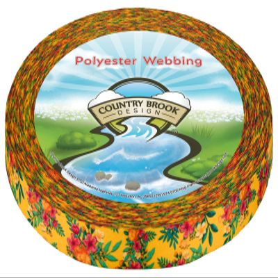 Country Brook Design - Tropical Floral Photo Quality Polyester (1/2 Inch, 50 Yards)