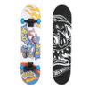 Hot Wheels 31 inch Skateboard, 9-ply Maple Desk Skate Board for Cruising, Carving, Tricks and Downhill view 1