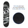 Hot Wheels 31 inch Skateboard, 9-ply Maple Desk Skate Board for Cruising, Carving, Tricks and Downhill view 2