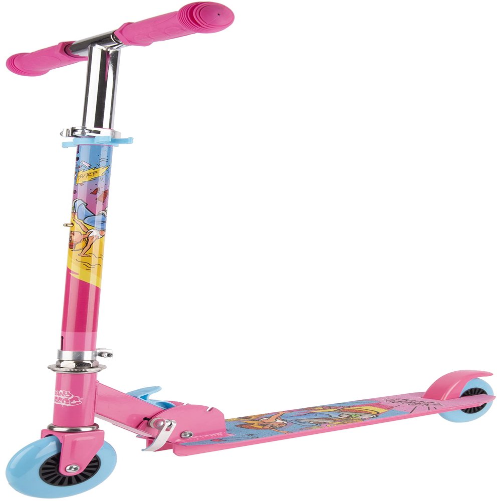 Subway Surfer Folding Scooter for Kids, Easy Fold-N-Carry Design, Ultra-Lightweight, Portable Folding Design, Comfortable & Safe, Durable & Easy to Ride