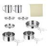 1set Outdoor Camping Cookware Cooking Utensils for Hiking Picnics and BBQ Lightweight Multi Design for Open Fire Cooking view 1