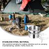 1set Outdoor Camping Cookware Cooking Utensils for Hiking Picnics and BBQ Lightweight Multi Design for Open Fire Cooking view 2