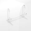 WANLIAN Acrylic Two-Tier Samurai Sword Stand - Desktop Display Stand, Supports All Swords (Transparent) view 3