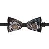 BAIKUTOUAN Hawaiian Honu Sea Turtle Men's Polyester Bow Tie Adjustable Pre-Tied Bowtie for Business Wedding Party view 4