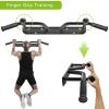 Kipika Heavy Duty Wall Mounted Pull Up Bar, Ball Finger Grip Training, 1 3/10" Durable Steel Tubing, 5 Hand Grip, 38" Wide, 6" Wall to Bar Spacing, More Stable 6 Hole view 3