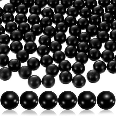 Civaner 150 x 68/61 Caliber Projectiles for Defense and Practice Reusable 68 Breaker Paintballs Solid Plastic Nylon Projectiles(Black,68 Caliber)