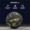 Vector X Street Mania Hand Stitched Football (Size-5) (Black-Yellow) view 2