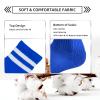 AITUSI Soccer Shin Guards for Kids Youth, Shin Pads and Long Soccer Socks for 3-15 Years Old Boys Girls Toddler Children Teenagers, Soccer Equipment for Football Games view 3
