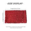 Kakaco Sparkly Strapless Crop Top Glitter Sequin Tube Top Party Clubwear Top for Women (B-Red) view 3