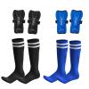 AITUSI Soccer Shin Guards for Kids Youth, Shin Pads and Long Soccer Socks for 3-15 Years Old Boys Girls Toddler Children Teenagers, Soccer Equipment for Football Games view 1
