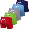 Boys Cotton Boxer Briefs Underwear Mesh Performance Sport Boxer Briefs for Big Boy with Fly 5 Pack 18-20 view 1