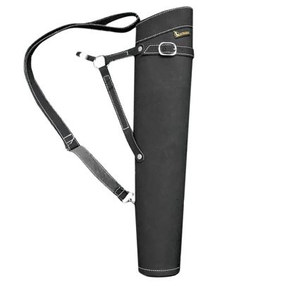 HCCTOZZ Archery Back Arrow Quiver Shoulder Hanged Carry Hunting Target Arrow Quiver Bag with Front Pockets for Target Hunting Training