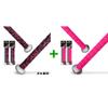 ALIEN PROS 4 Pack Fire & Pink Bat Grip Tape for Baseball 1.1MM - Wrap Your Bat for an Epic Home Run