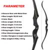 ZSHJGJR 58/60 Inch Archery Takedown Recurve Bow and Arrow Set for Adults/Youth 25-65Lbs American Hunting Bow Metal Riser Right Handed for Hunting Targeting Shooting(25lbs, 58 inch) view 4