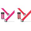 ALIEN PROS 4 Pack Pink & Red Bat Grip Tape for Baseball 1.1MM - Wrap Your Bat for an Epic Home Run view 1