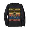 Electricians apprentice in training Long Sleeve T-Shirt view 1