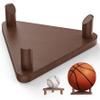 Ball Stand Holder,Ball Display Stand Wooden for Football Basketball Stand Soccer Ball Holder,Rugby Ball Volleyball Sports Ball Storage Rack Made of Solid Wood,Trophy Autograph Memorabilia Display Case view 1