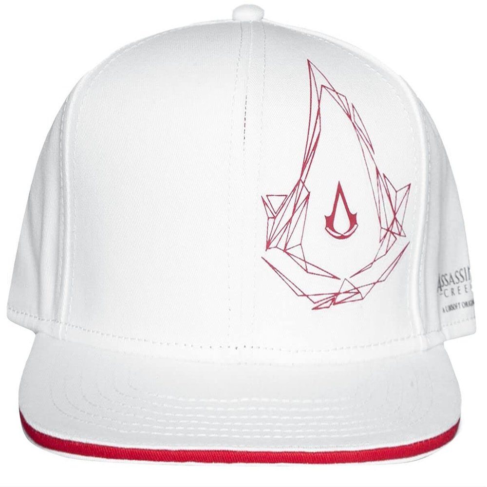 Assassin's Creed Baseball Cap Side Logo Official White Snapback Size One Size