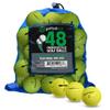 GolfBall Nut Used and Certified Recycled for Taylormade Mix Mint 5A Quality Yellow 48 Golf Balls Mesh Bag Included view 1