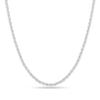 OCHCOH 925 Sterling Silver Clasp 2.5mm Rope Chain Necklace for Men Women Diamond Cut Silver Chain Necklace for Men 24 Inch view 1