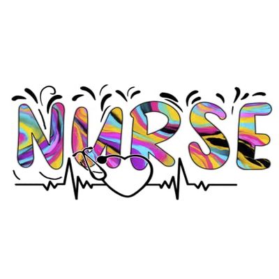 Nurse with Heartbeat|Great Gift Idea|Decal Sticker|2 Pack|5 Inch Stickers|S10048
