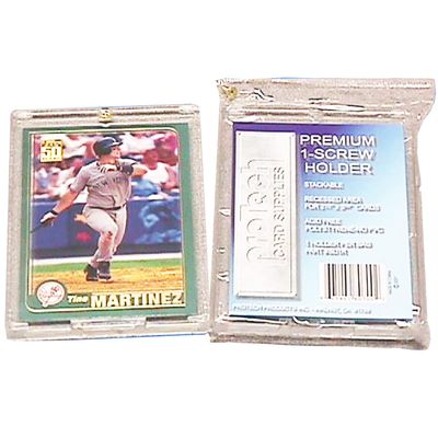 ProTech SD2T Single or 1 (One) Screw 80 Pt. Holder for Baseball, Basketball, Football, Hockey, Similar Cards (200)