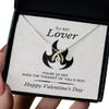 Wishbone Dancing Necklace - Cheesy Gifts for Boyfriend, Things to Get Your Boyfriend, Gifts Fof Girlfriend, Small Meaningful Gifts for Girlfriend, Bad view 1